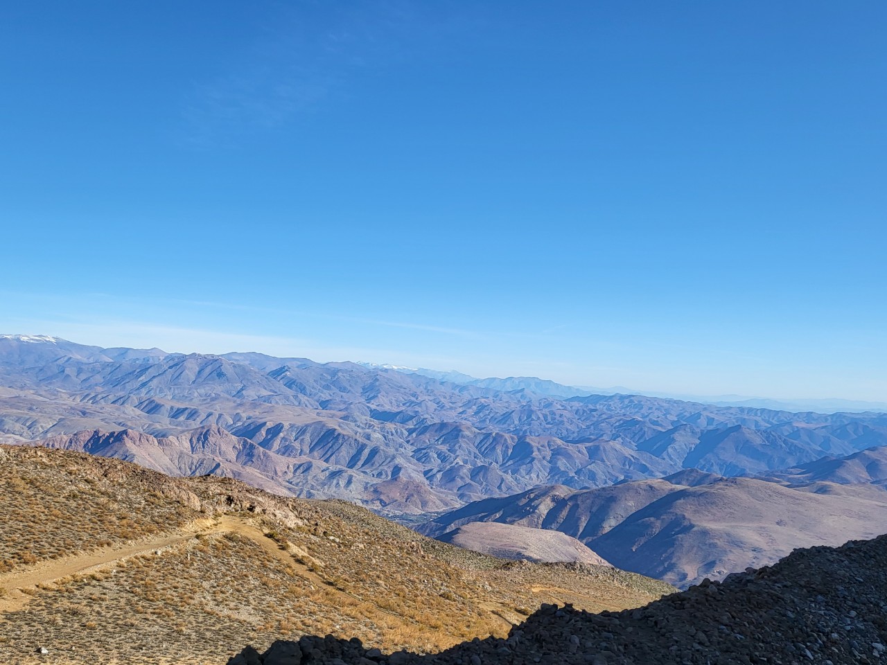 Mountain view from the Rubin summit